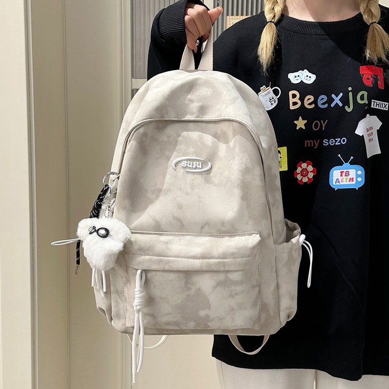 Nueva mochila retro mochila masculina mochila de montañismo mochila estudiante de secundaria bolsa de viaje personalidad estudiante de secundaria mochila femenina