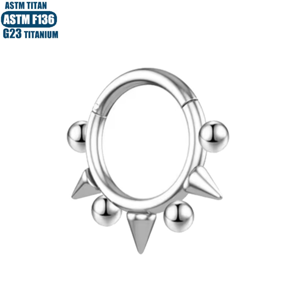 Labret piercing jewelry detail image
