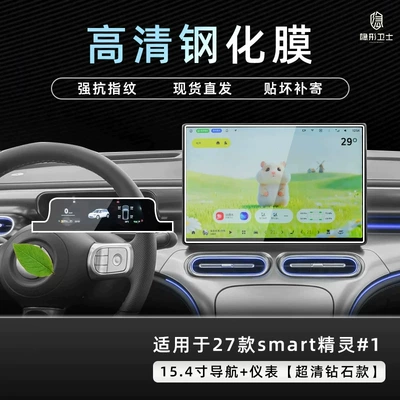 film, and headlight protective film, Car interior film - 27-models-of-smart-elf-vehicles-1154inch-navigationinstrument9k-ultra-clear-explosion-proof-tempered-glass-film