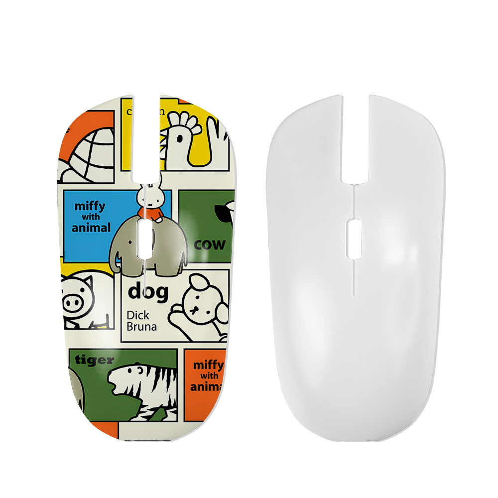 Nuevo mouse de transferencia térmica cableado cubierta en blanco de transferencia térmica material en blanco soporte de creatividad personalizada