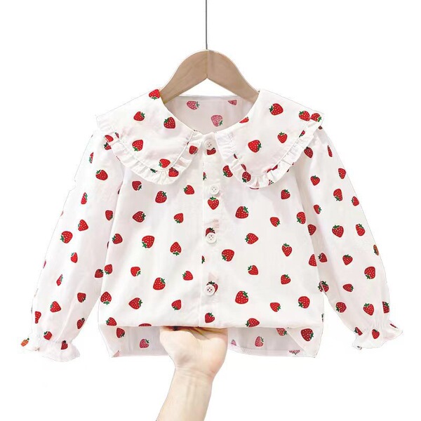 Thin spring children's base body-friendly shirt girl's
