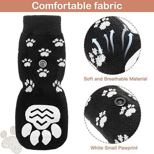 Cross-border pet socks, foot covers, cat and dog socks, outdoor non-slip waterproof shoes and socks for large and small dogs and dogs
