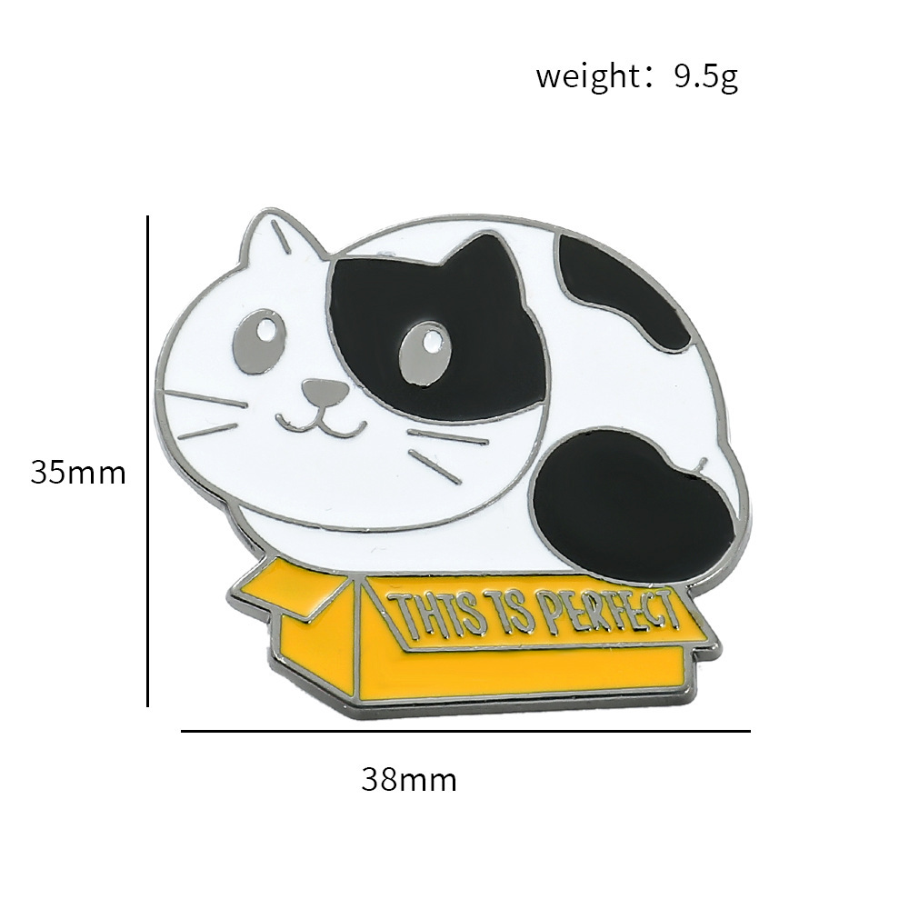 14g Weight Cartoon Style Cute Pin Animal Alloy Enamel Unisex Brooches