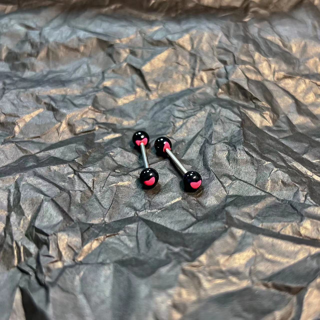 Tongue Nail Hot Girl Punk Tongue Ring Barbell 316L Surgical Steel Striped Tongue Piercing Jewelry Wholesale detail image 8