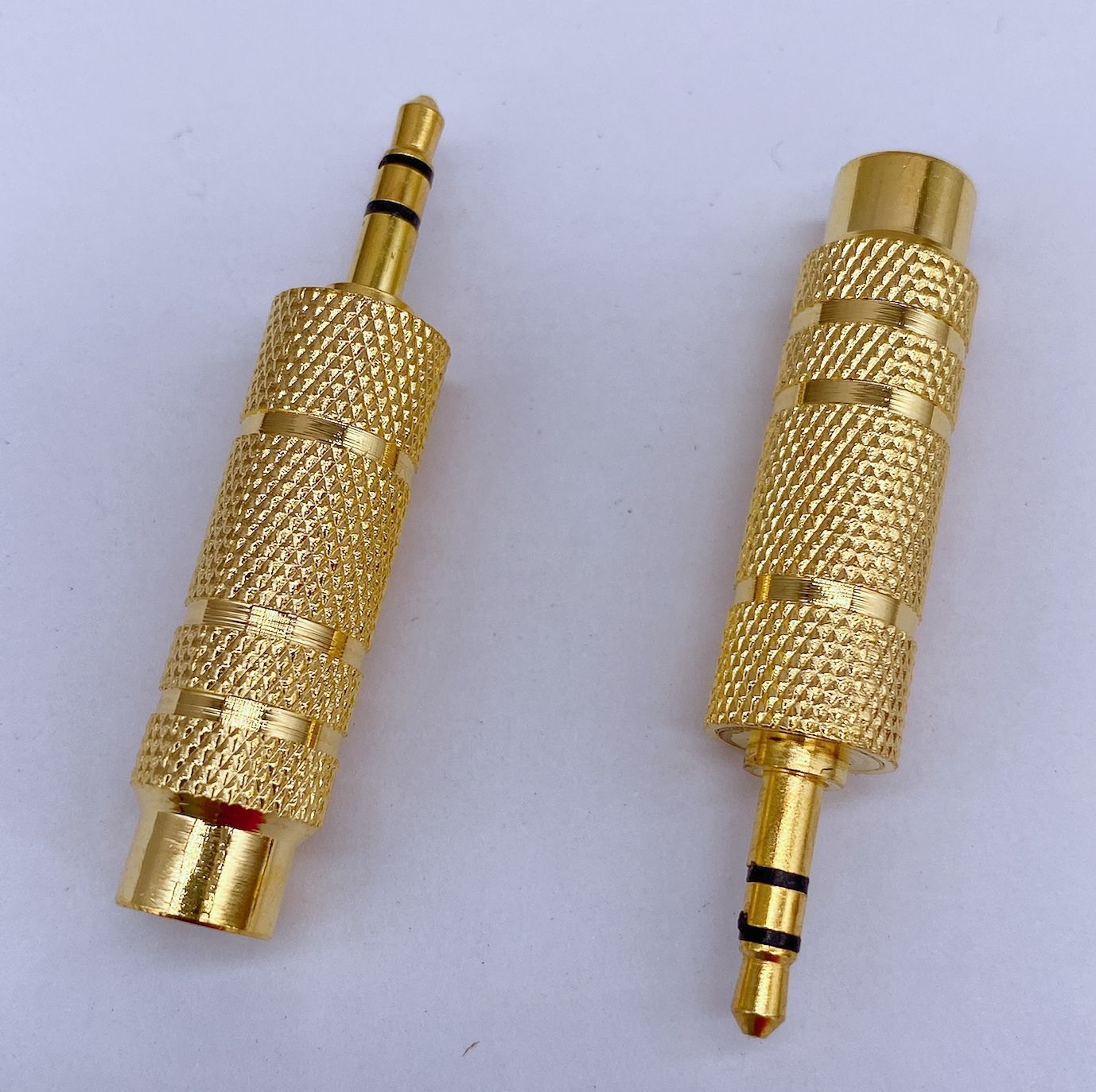 供应镀金3.5双转6.3母座 麦克风音频插头转接头