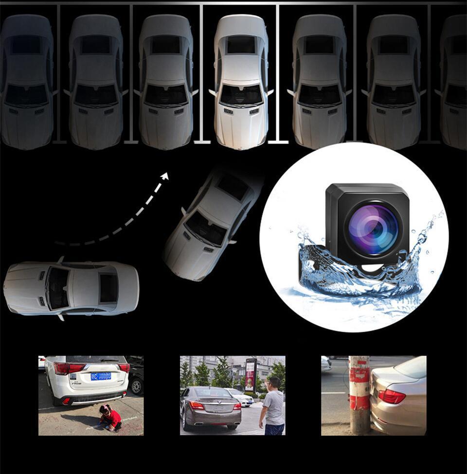 Driving Recorder 10inch Streaming Media Rearview Mirror Three-Way Reversing Image Wifi Mobile Phone Interconnection Hd Night Vision
