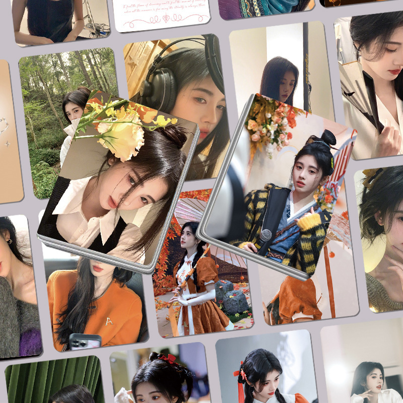 Jue Jingyi アイドル周辺高画質 LOMO カード 55 枚非繰り返し新しい写真小さなカードブックマークポストカード|undefined