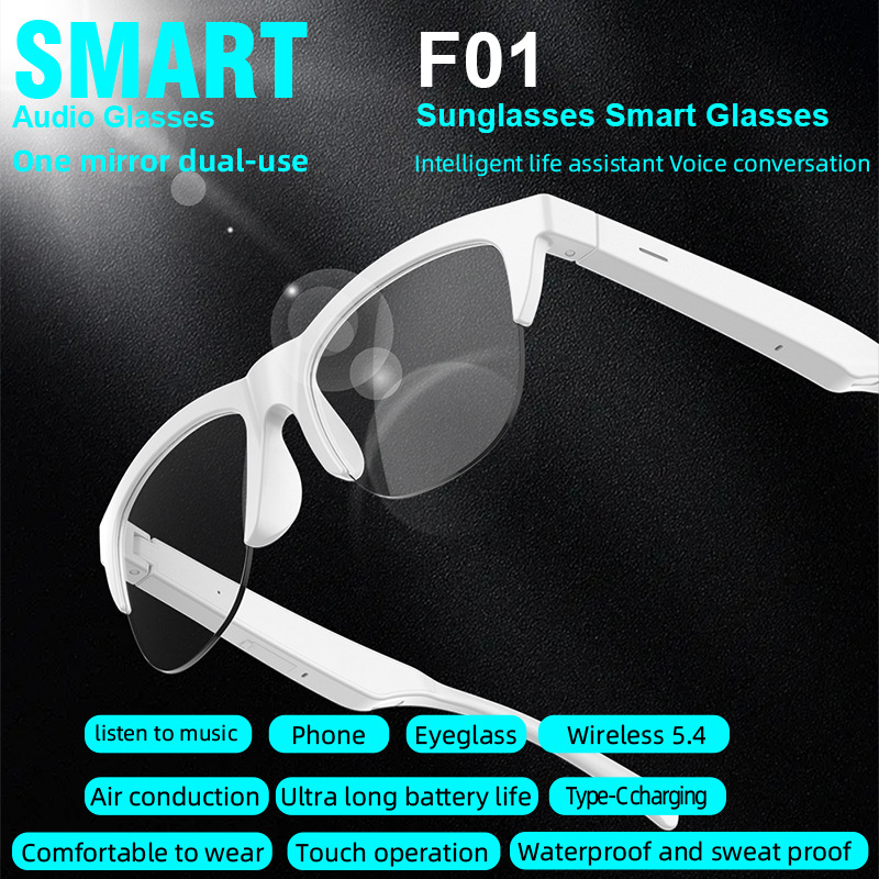 Smart Bluetooth Sunglasses Polarized Audio For Music And Calling_voghion.com