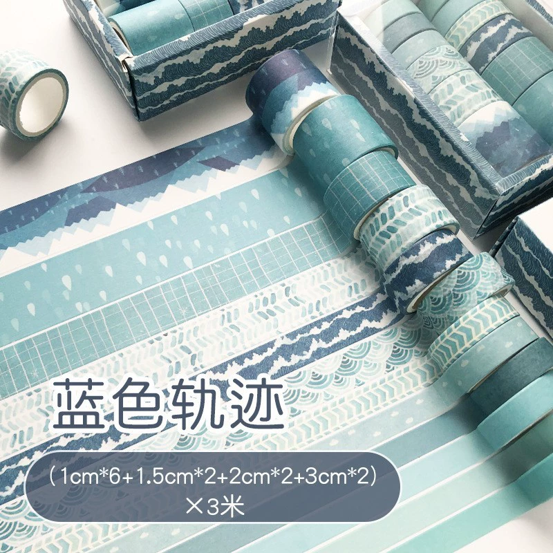Creative hair band, paper tape ancient style, 12 pieces, set, Amazon