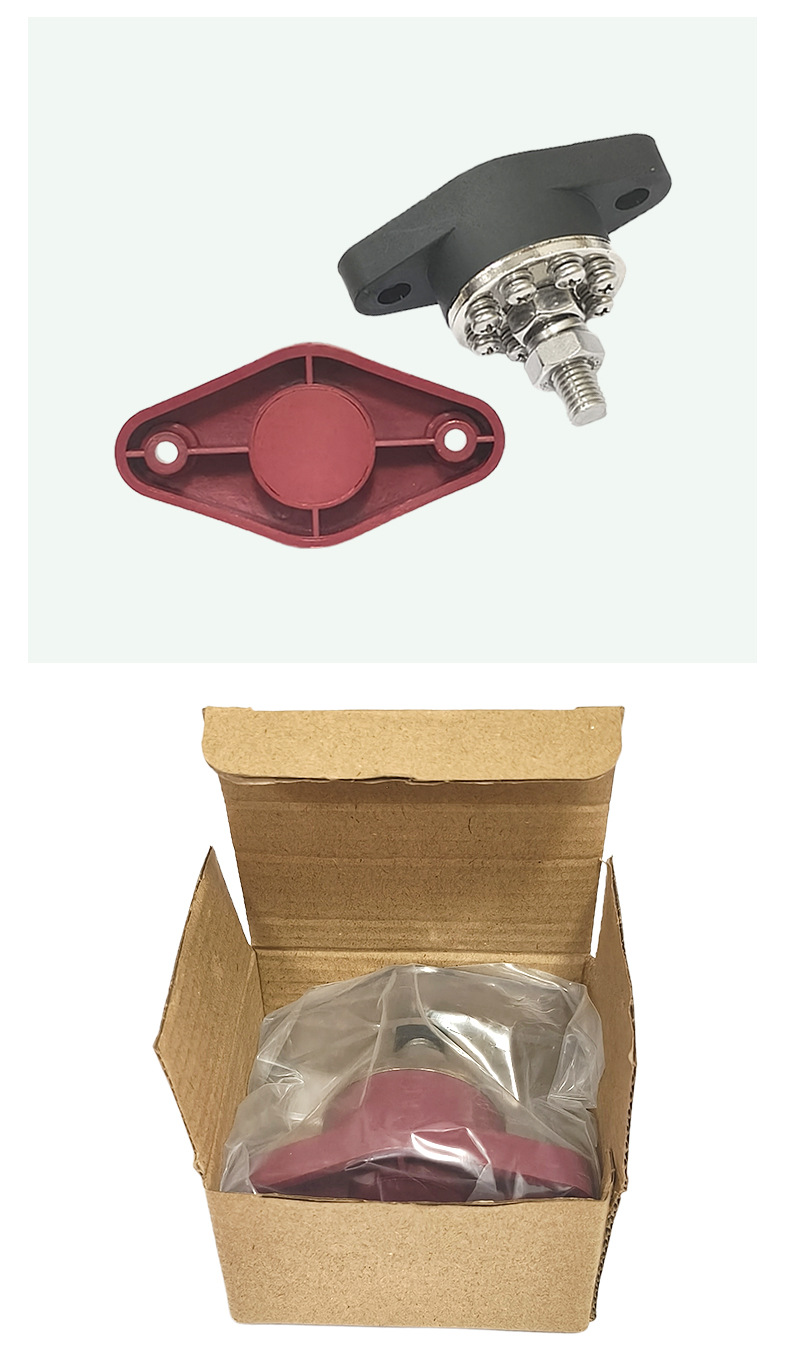 Car RV Yacht Modified Wiring Stud M6 M8 M10 Red Black Busbar Terminal Block