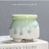 [奶罐流釉绿色]