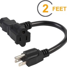 0.6 �� N5-15P���^�� C13 Nema 5-15R ��ؓʽ�Դ��, SJT 14AWG 3