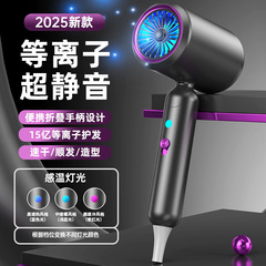 新款吹风机家用大风力发廊大功率电吹风筒宿舍折叠便携跨境亚马逊