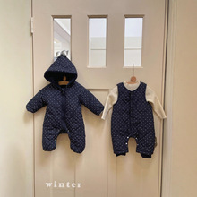 婴幼儿哈衣宝宝加绒宝宝棉服新生儿连体衣棉服男女宝宝外出服