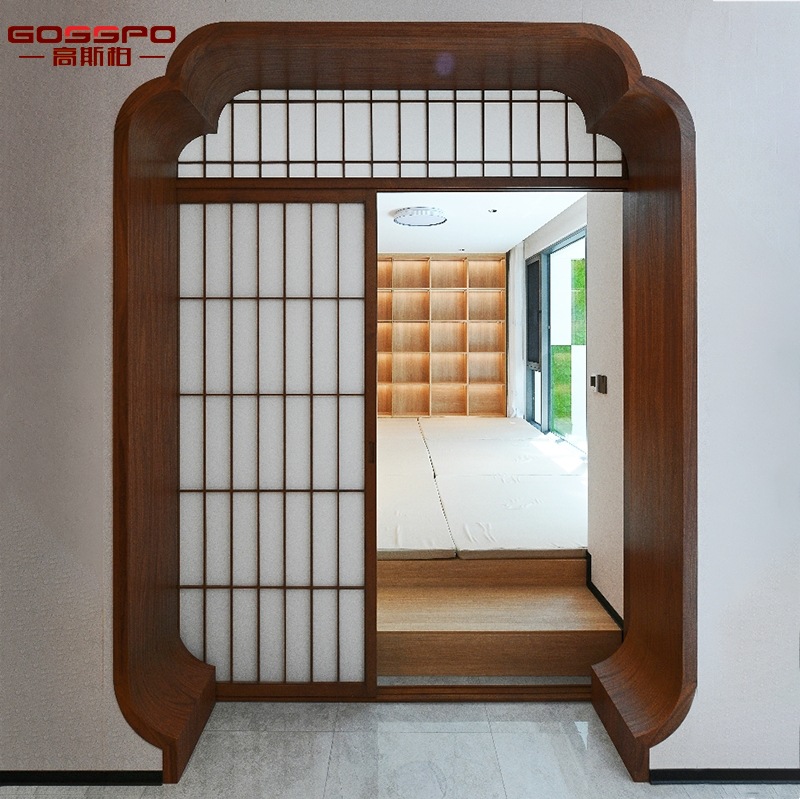 新款全屋定制新中式实木加厚垭口套过道厨房卫生间烤漆弧形门套线