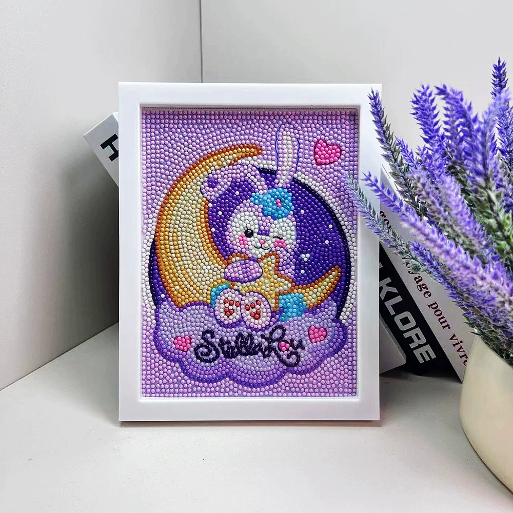 Набор для алмазной живописи Sanrio Kuromi, 17×22 см пластиковая рамка, набор для творчества DIY для детей