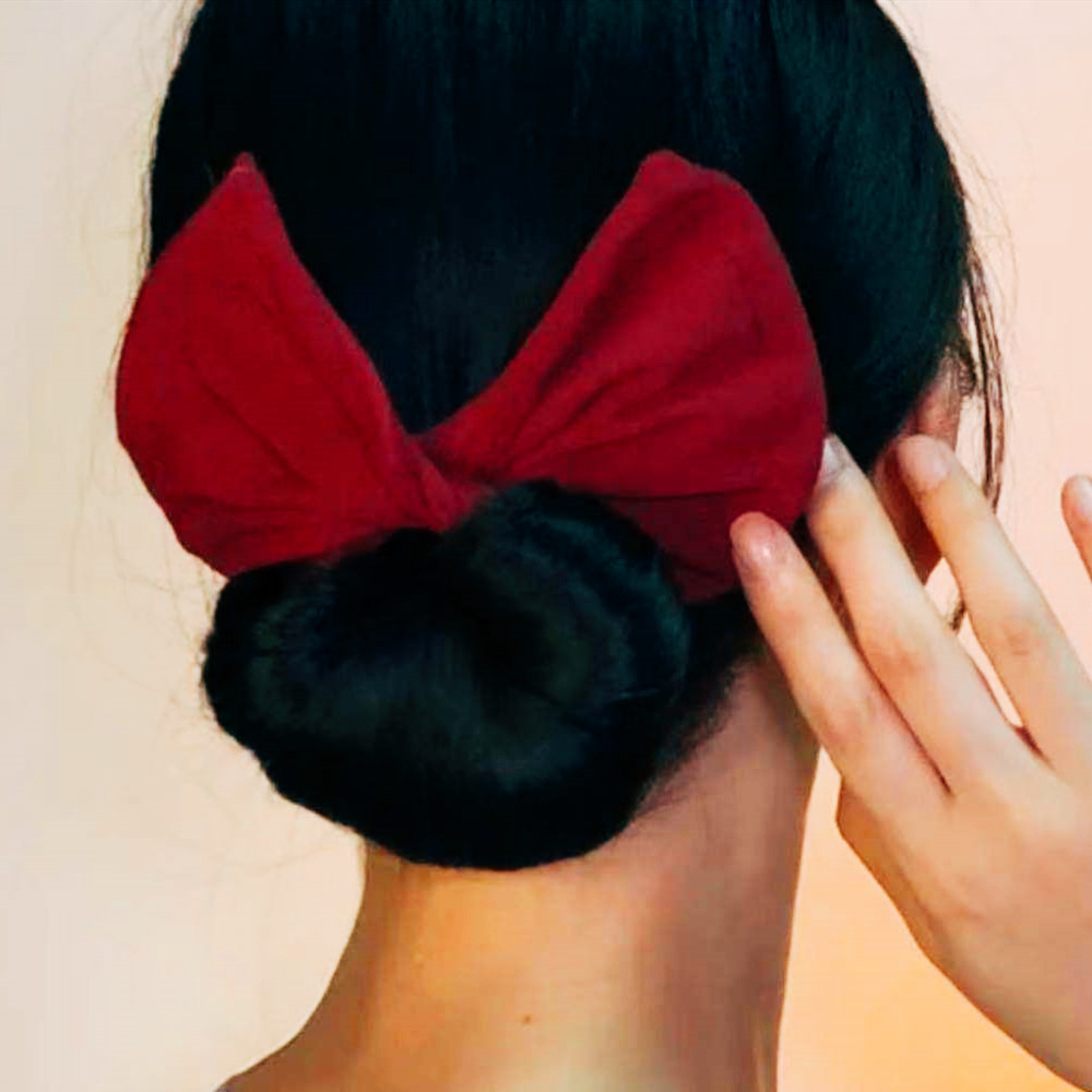 Tiktok mismo estilo perezoso magia giro rizador de pelo arco giratorio banda de pelo cabeza de bola updo artefacto accesorios para el cabello