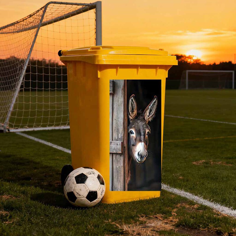 Overcross-Border Outdoor Trash Can Donkey Trash Can Sticker Adhesive Paper Sun Protection Waterproof Pvc Material Oil-Proof Overcross-Border Outdoor Trash Can Donkey Trash Can Sticker Adhesive Paper Sun Protection Waterproof Pvc Material Oil-Proof