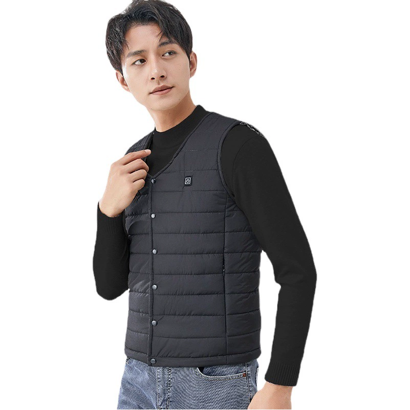 Жилет с подогревом, интеллектуальный, с постоянной температурой, с графеновым нагревательным элементом, USB-зарядка, модный.