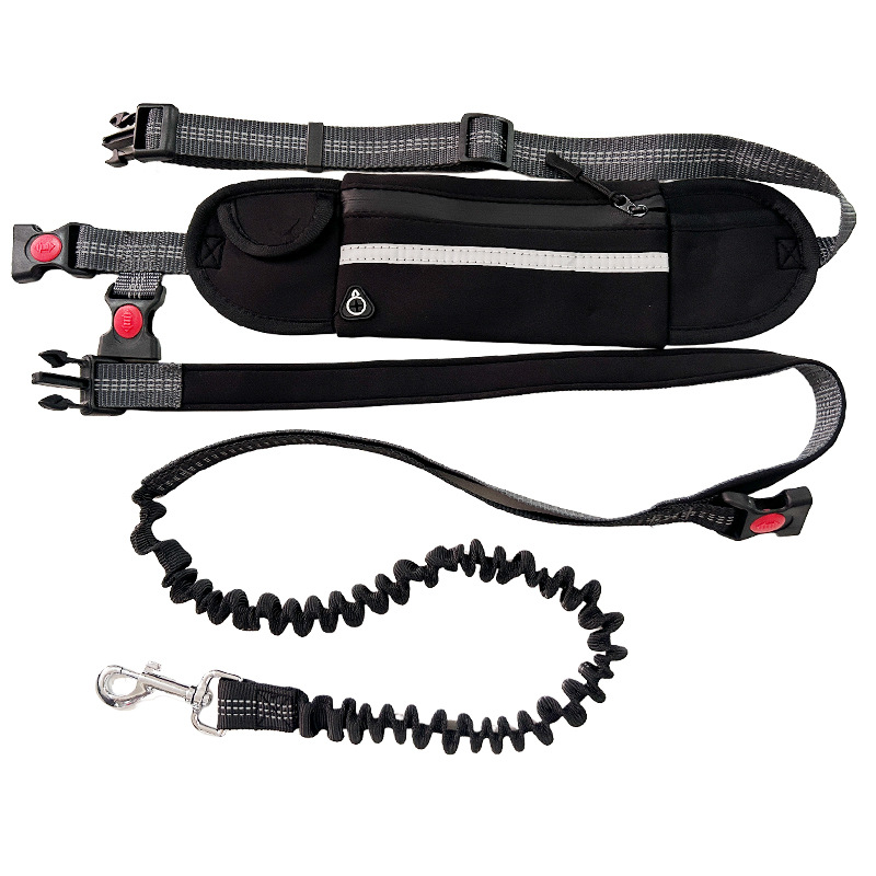 Suministros para mascotas amazonas mascota corriendo correa de cintura portátil bolsa de función completa correa de perro