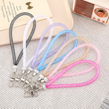 新款灌钻网绳钥匙扣挂件短款手机绳diy手机壳挂链手机链挂饰配件