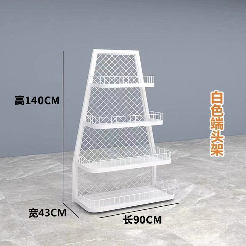 Me gustaría venir al estante de aperitivos Zhao Yiming el mismo estante de exhibición de alimentos de doble cara Zhongdao tienda de conveniencia caja supermercado