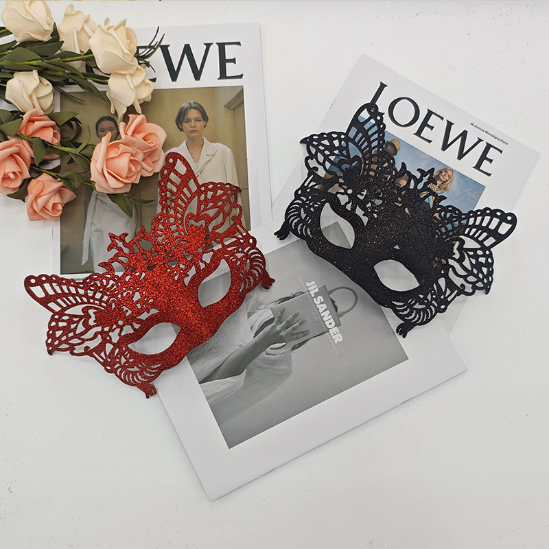 Máscaras de fiesta de Halloween de terror jazz retro máscaras águilas decoración de máscaras de mitad de cara antiguo para hombres