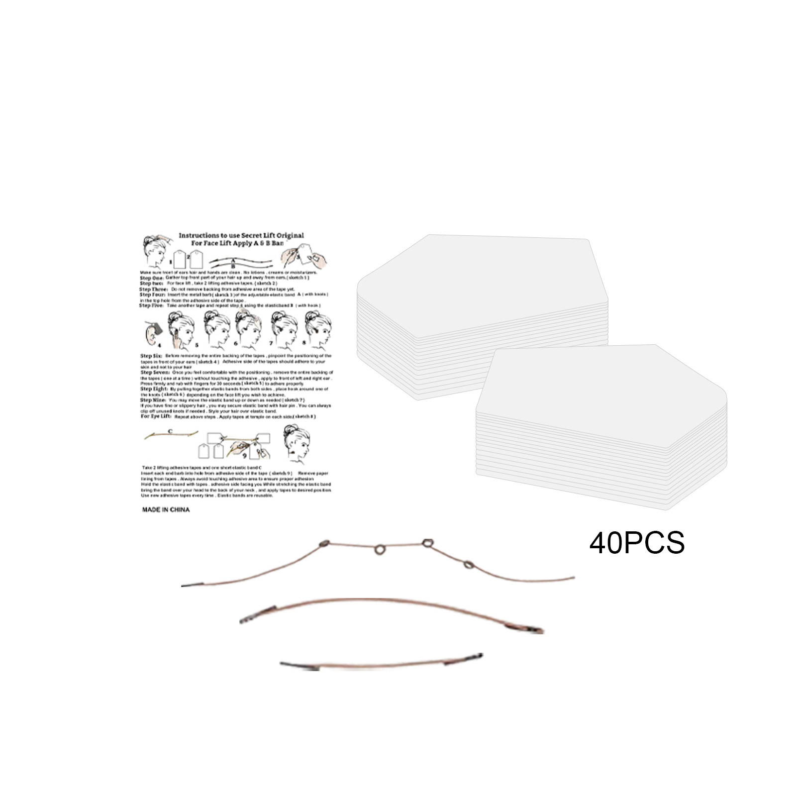 Gesichts-Patch-Tasche mit V-förmigem Gesichts- und Gesichtsstraffungs-Kinnlifting-Gurt-Formaufkleber_voghion.com