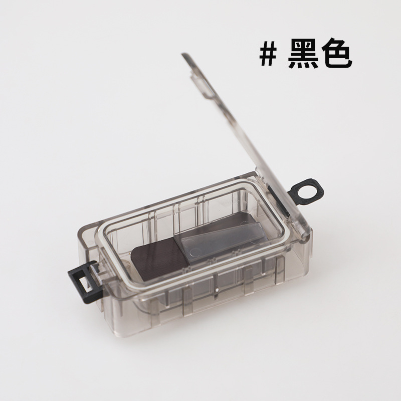 Black through + black buckle