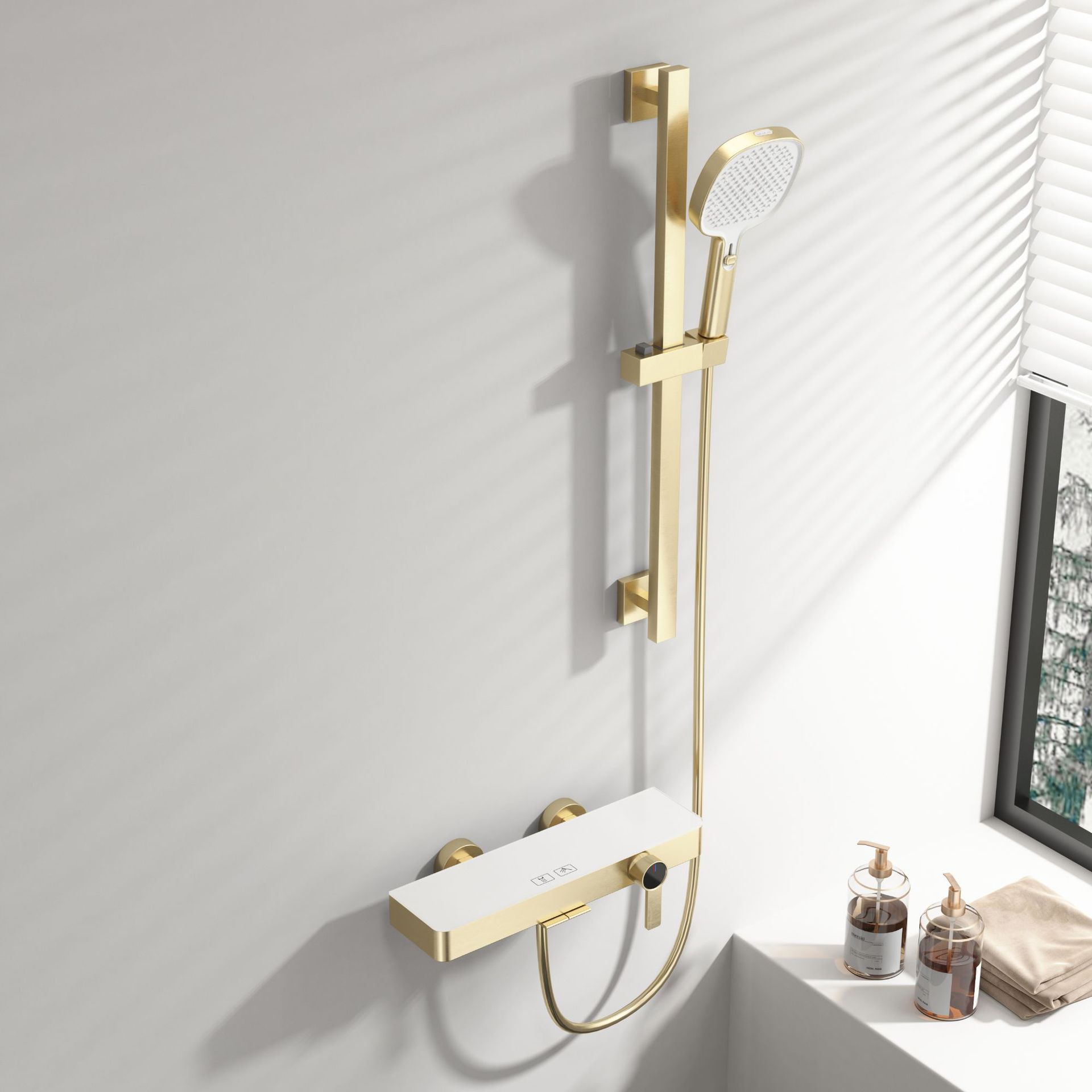 A02 botón dorado cepillado dos marchas