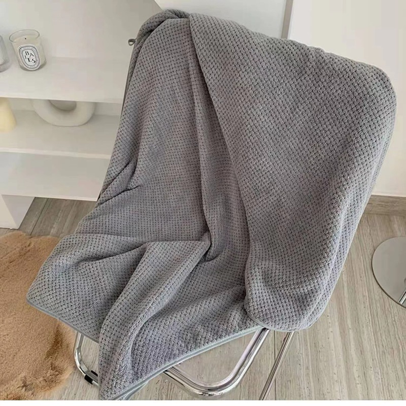 One Hand ~ Soft Absorbent Pineapple Bath Towel Set Household Quick-drying Summer Bath Wrap Large Towel