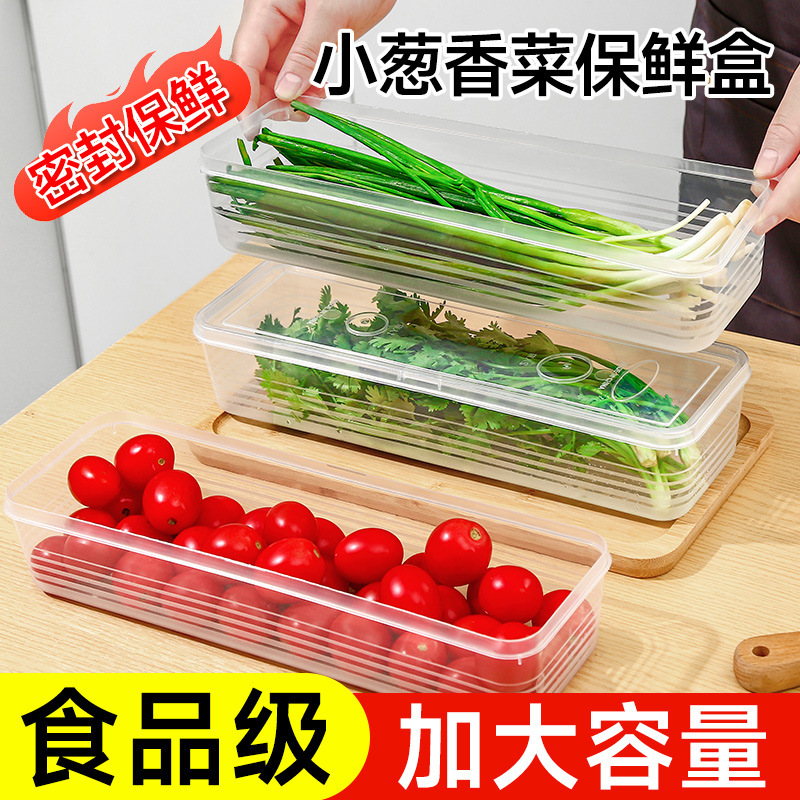 Onion, Ginger, Garlic, Scallion Noodle Storage Box, Long Rectangular Hanging Noodle Preservation Box, Food-Grade Food-Sealed Plastic Container Onion, Ginger, Garlic, Scallion Noodle Storage Box, Long Rectangular Hanging Noodle Preservation Box, Food-Grade Food-Sealed Plastic Container