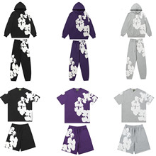 25S��Ʒ�|D.T�¿�ľ�޻���ʽHOODIE�r��ӡ���Bñ�����Lѝ�l�����b