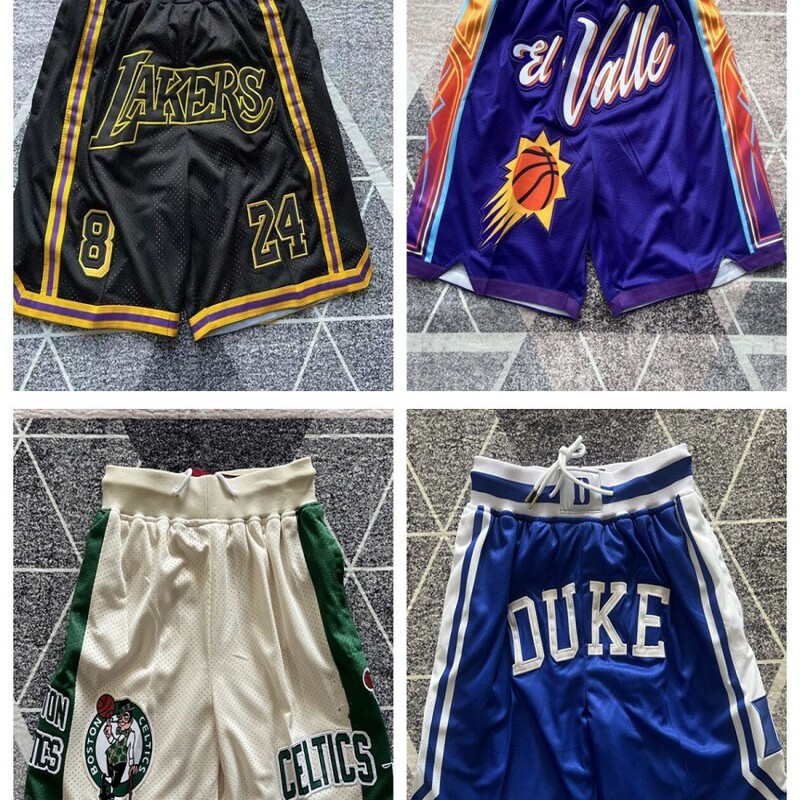 Exclusive for cross-border sales: Loose-fitting, large-size embroidered basketball shorts, unisex summer casual shorts, available for dropshipping