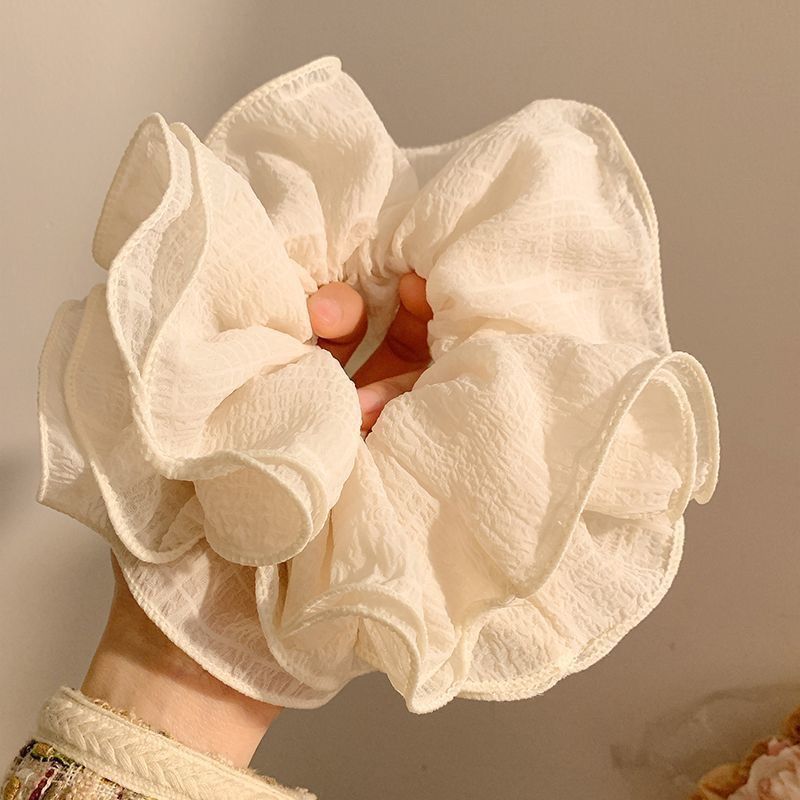 Anillo de cabello de intestino grande coreano para mujeres de alto nivel toallas cuadradas cuerdas de cabello de alta elasticidad y elásticas duraderas flojas flojas