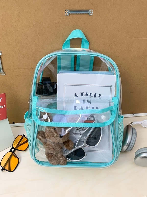 transparent summer backpack for leisure