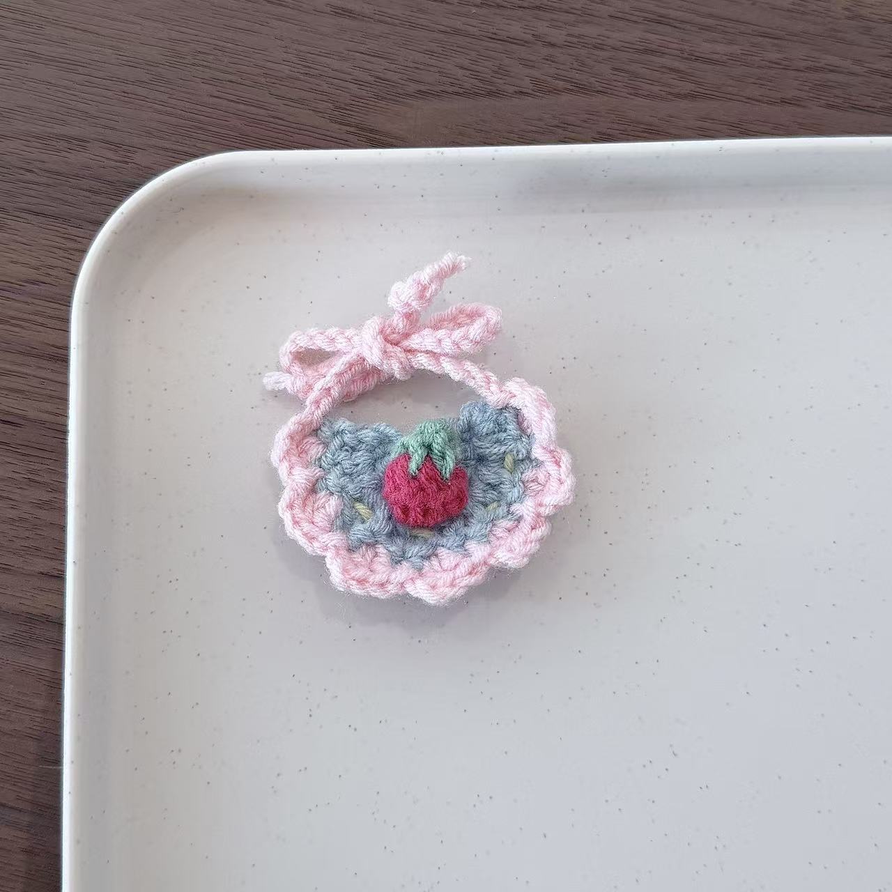 Small strawberry, bib