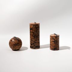 中古のヨーロッパ式の復古風の装飾の手の円柱の大きいろうそくのロマンチックなヨーロッパ式の食卓のお茶のアロマの装飾品