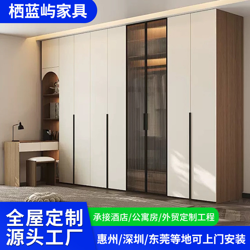 Factory Direct Sales of Custom-Made Solid Wood Wardrobes, Integrated Cabinets, Bookcases, Storage Wine Cabinets, and Custom-Made Furniture for Bedrooms and Living Rooms