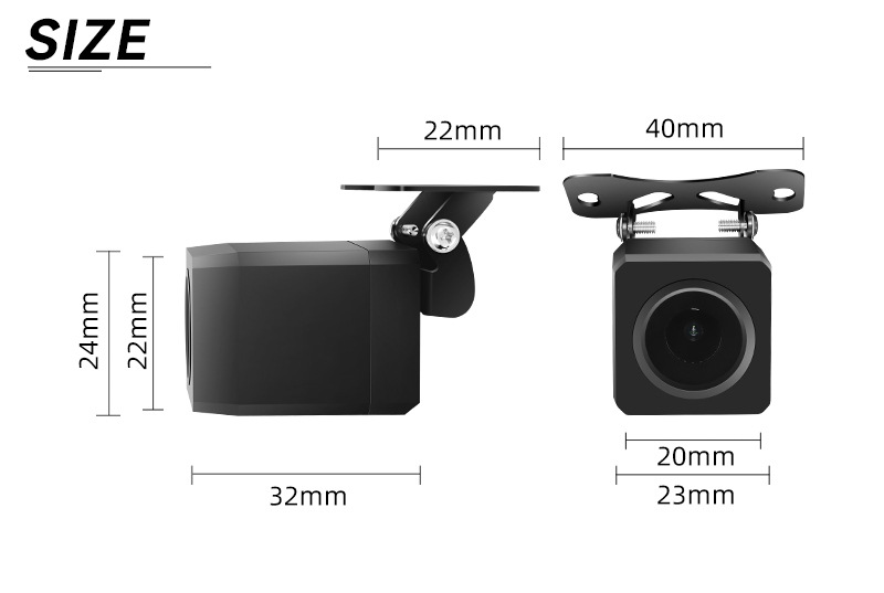 Driving Recorder Reversing Camera 4-Pin Ahd1080 Car Camera High-Definition Rear View Camera