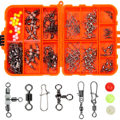 Wenhé 141 Pieces Lure Fishing Small Accessory Set Texas Rig Tidal Fishing Shore Fishing Kit for Cross-border Factory Wholesale