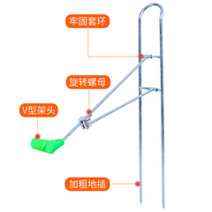Large, Medium, and Small Fishing Rod Gun Mounts with Metal Material, Suitable for Both Freshwater and Saltwater, Thickened and Reinforced Fishing Rod Gun Mounts