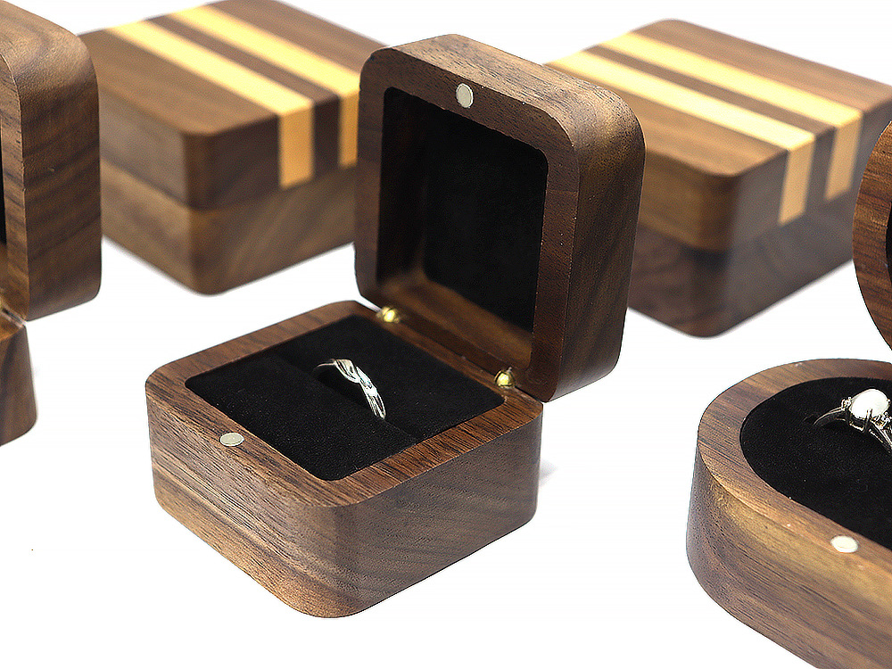 56g Weight Jewelry Boxes Classification 1 Piece Quantity Daily Occasion Wood Material Solid Color Pattern Simple Style, Classic Style Style Simple Style Classic Style Solid Color Wood Jewelry Boxes 6