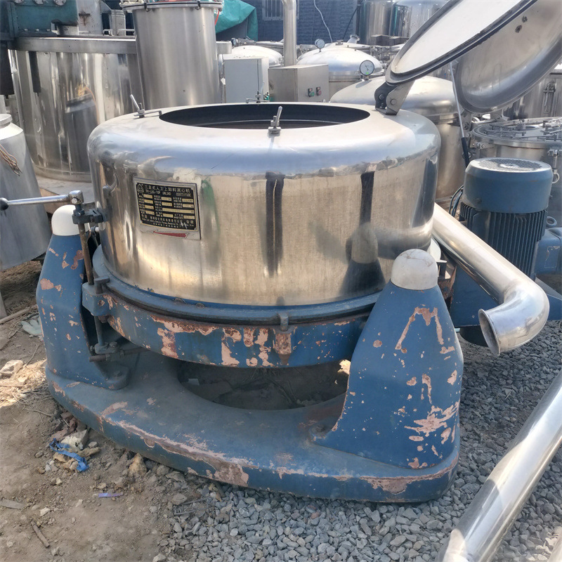 出售二手不锈钢三足离心机 化工脱水分离设备 工业污水分离装置