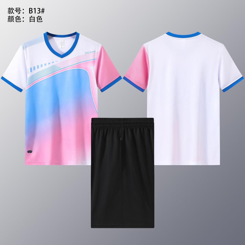Jornada de bádminton, uniformes de voleibol, uniformes de ping-pong, uniformes deportivas, camisetas de cadetes, DIY, secado rápido