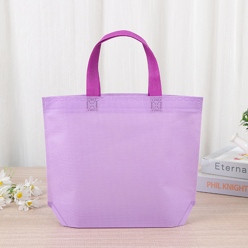 Bolsas de tela no tejida en blanco en stock, bolsas de tela no tejida portátiles, bolsas de prenda, logotipo de impresión image 17