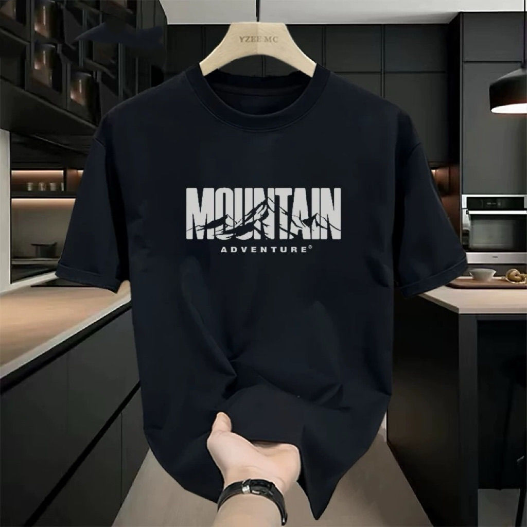 新款新疆棉男士短袖T恤圆领宽松夏季潮流休闲大码半袖薄款男士T恤