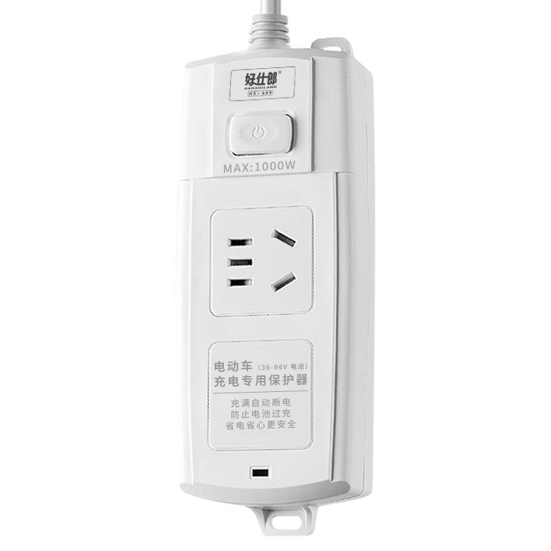 Protector de toma de carga de vehículo eléctrico apagado automático anti-sobrecarga placa de tracción de cable inteligente de carga de batería línea de cinta