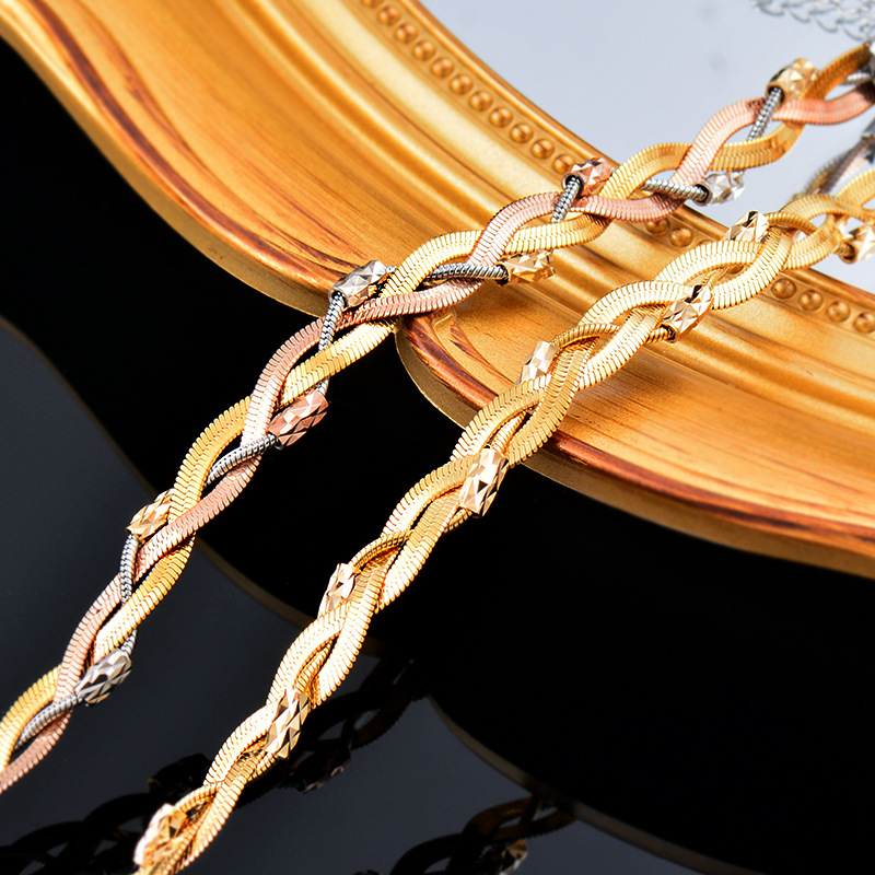 Fashion Geometric Titanium Steel Plating Bracelets 1 Piece