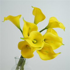 High-quality simulated flowers, fresh and fresh bunch of calla lily home dining table decoration wedding bouquet photography props